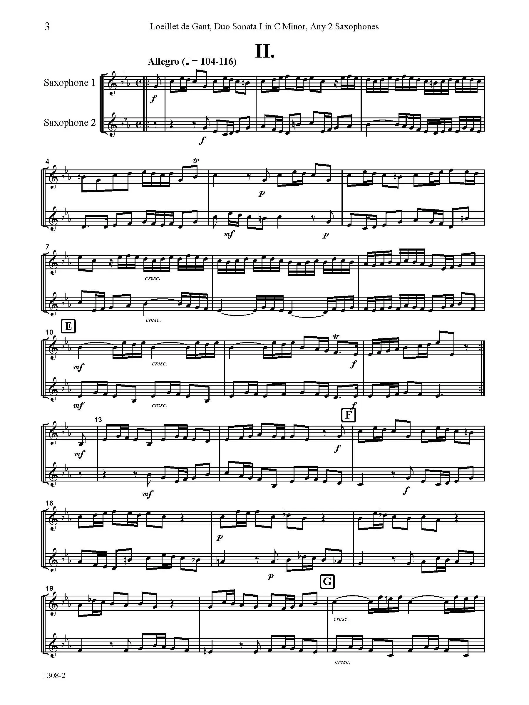 Duo Sonata No. 1 - Image 3