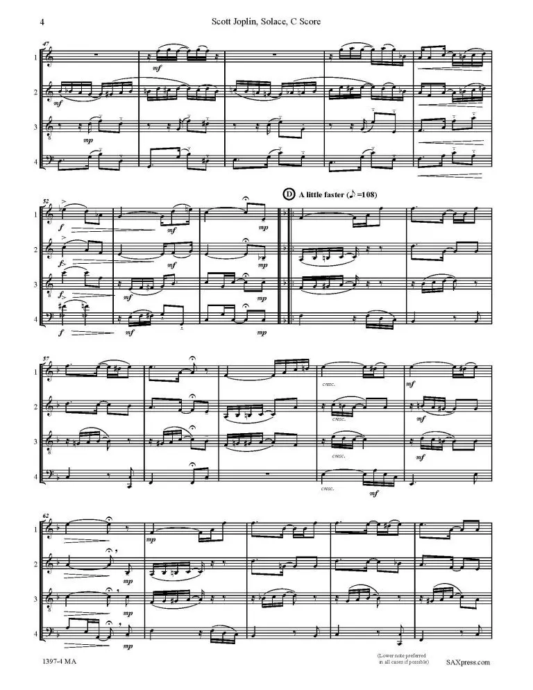 1397-4 JOPLIN Solace -00- C Score_Page_08 Solace - A Mexican Serenade - Flexible Ensemble