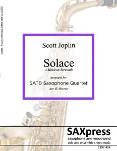 Solace - A Mexican Serenade - Saxophone Quartet