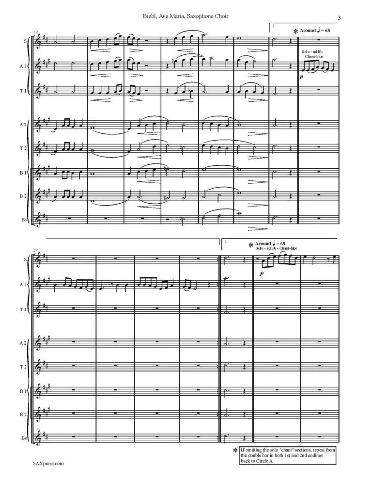 1373-8 BIEBL Ave Maria -00- SCORE sax choir_Page_07 Ave Maria (Biebl)