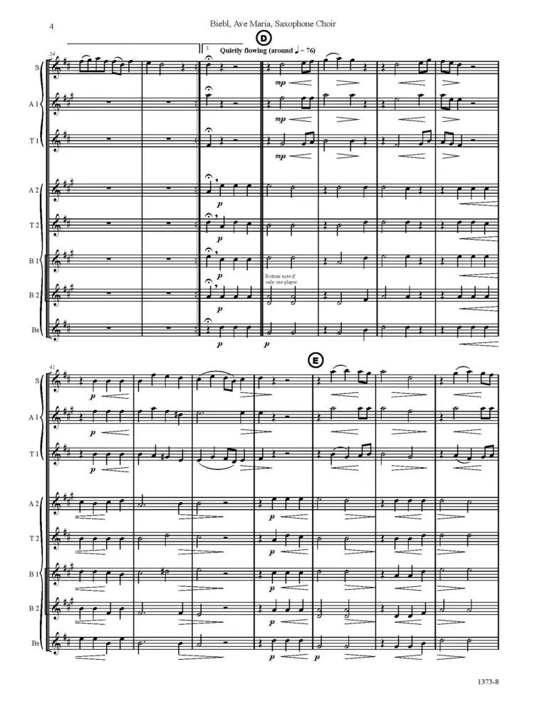 1373-8 BIEBL Ave Maria -00- SCORE sax choir_Page_08 Ave Maria (Biebl)