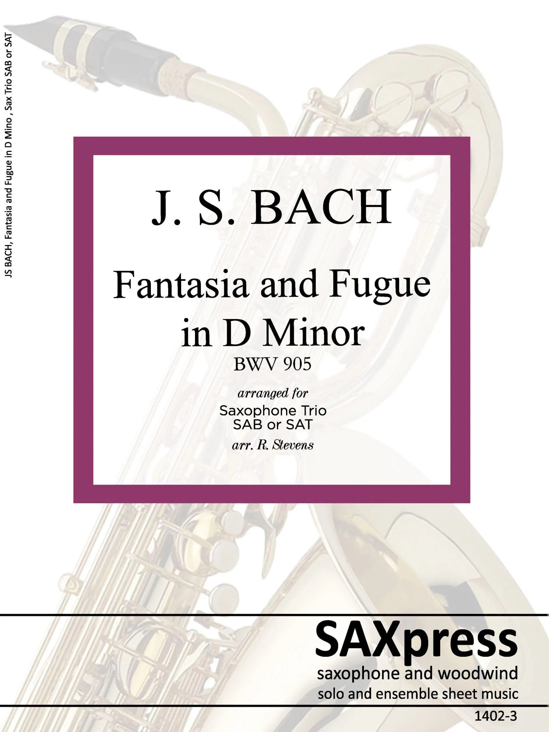 Fantasie and Fugue in D Minor, BWV 905