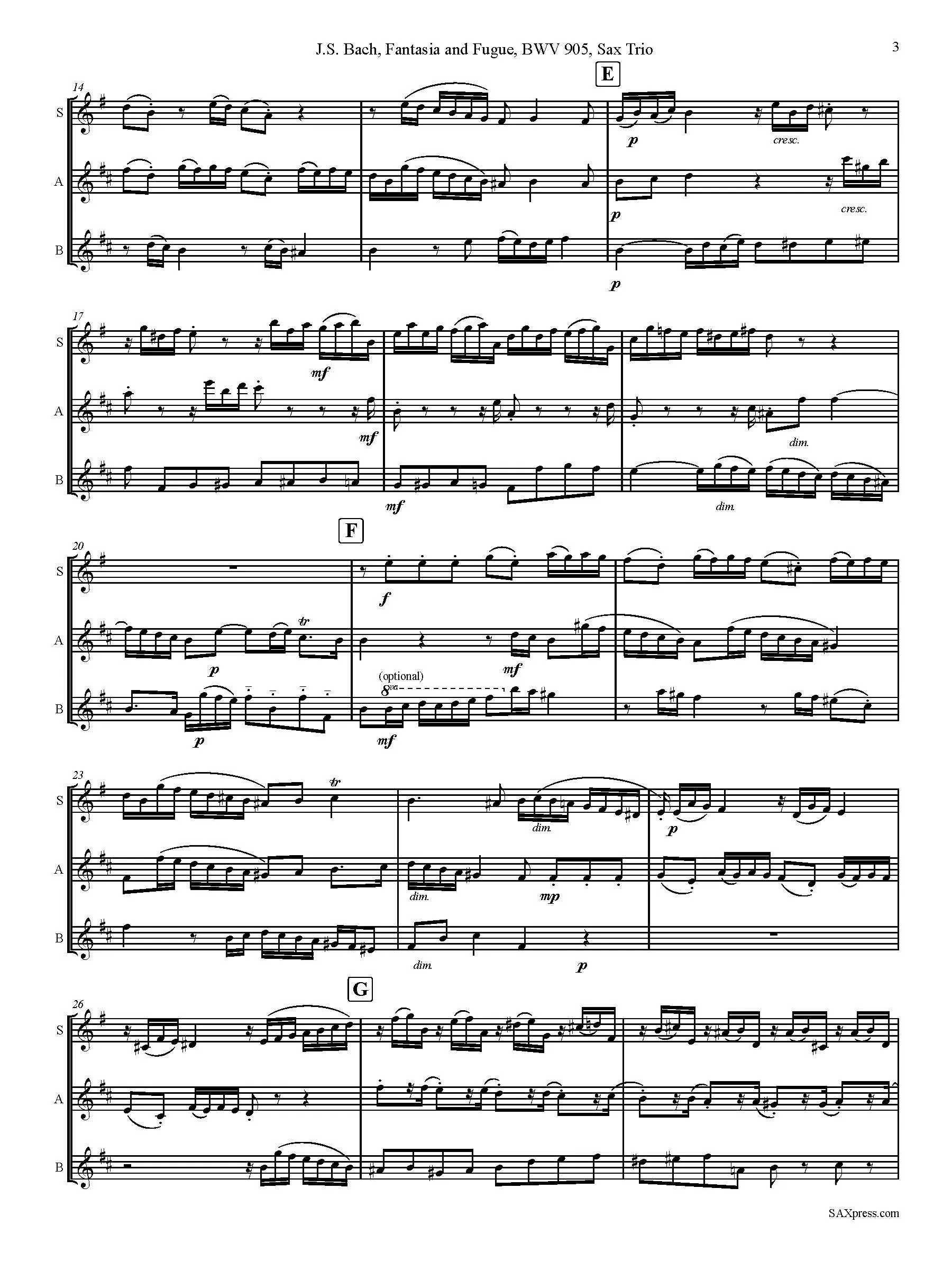 Fantasie and Fugue in D Minor, BWV 905 - Image 5