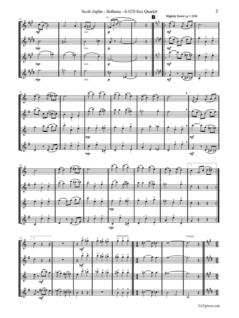 1387-4SX - JOPLIN Bethena 00 SCORE_Page_05 Bethena - A Concert Waltz