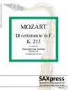 1348-6 MOZART - Divertimento in F K213 - Page _Page_01 Divertimento in F major, K 213 | Mozart | Sax Sextet