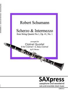 Scherzo and Intermezzo | Clarinet Quartet