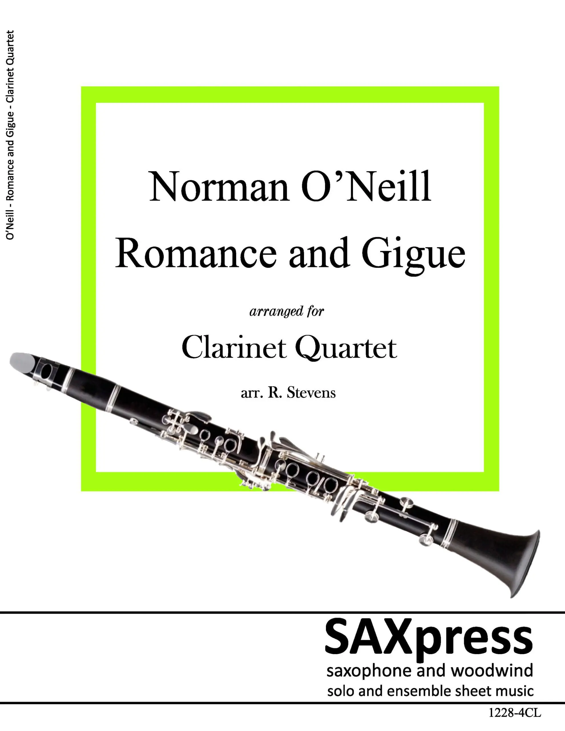 Romance and Gigue | Clarinet Quartet
