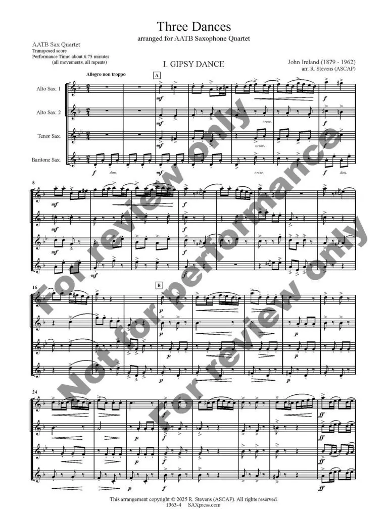 Three Dances