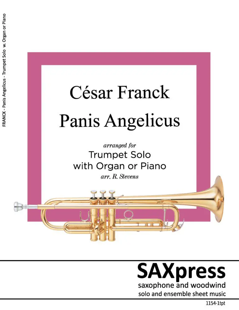 1154-1tpt-FRANCK-Panis Angelicus-00-Organ or Piano-TPT solo - front cover Panis Angelicus | Trumpet Solo