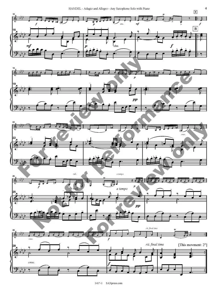 1417-1 - HANDEL - Adagio and Allegro Sonata in F -00- score_Page_5 Adagio and Allegro