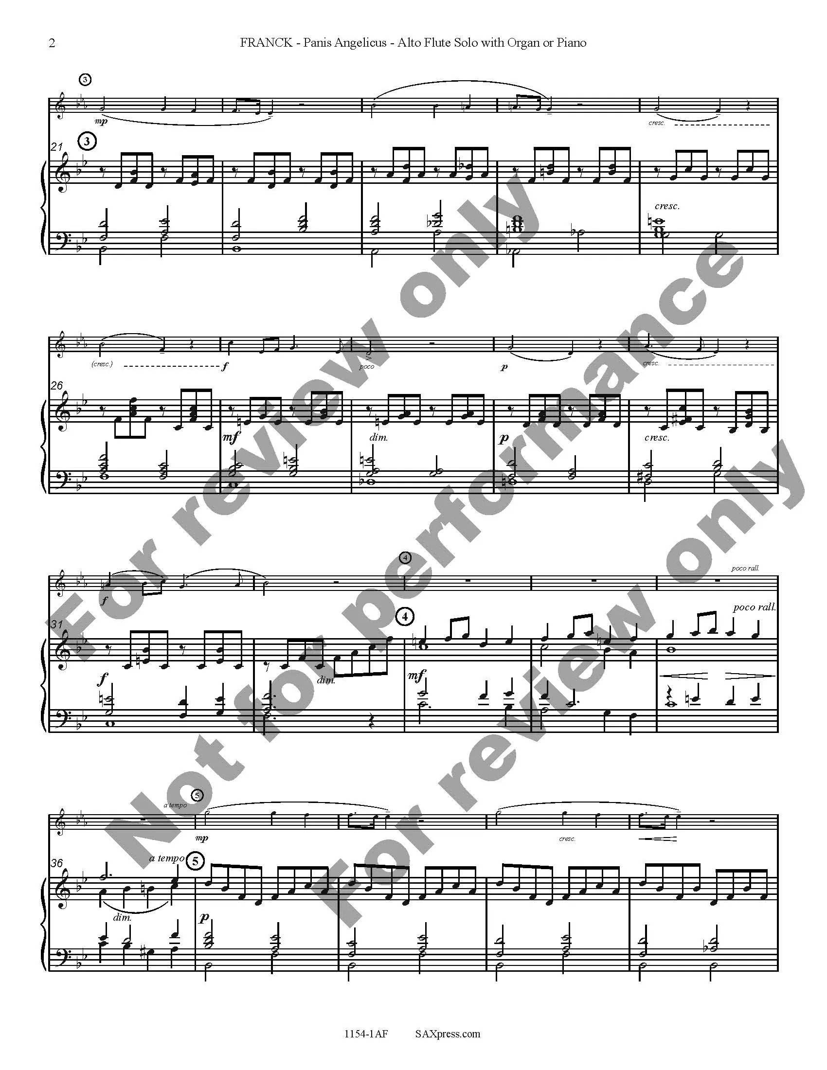 Panis Angelicus | Alto Flute Solo - Image 3