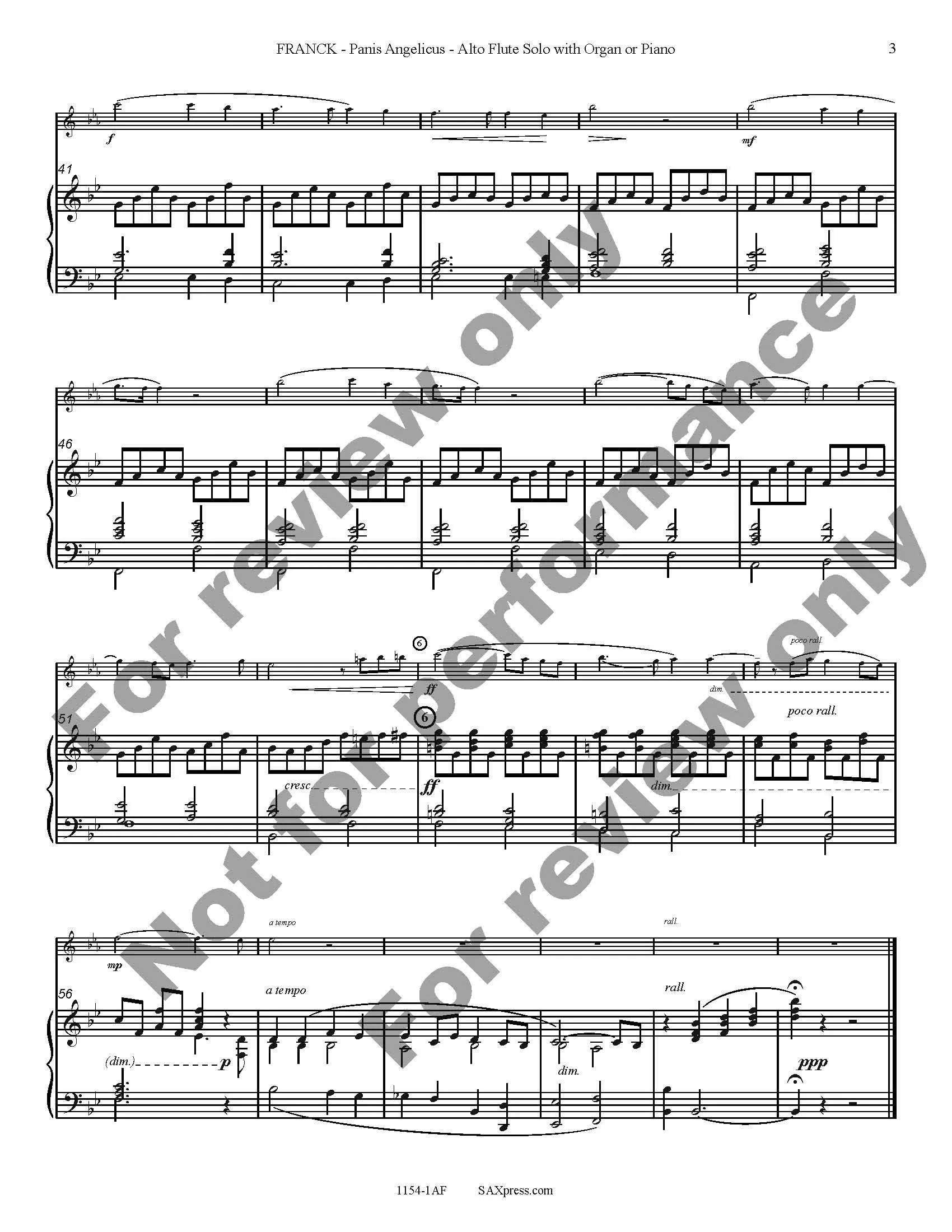 Panis Angelicus | Alto Flute Solo - Image 4