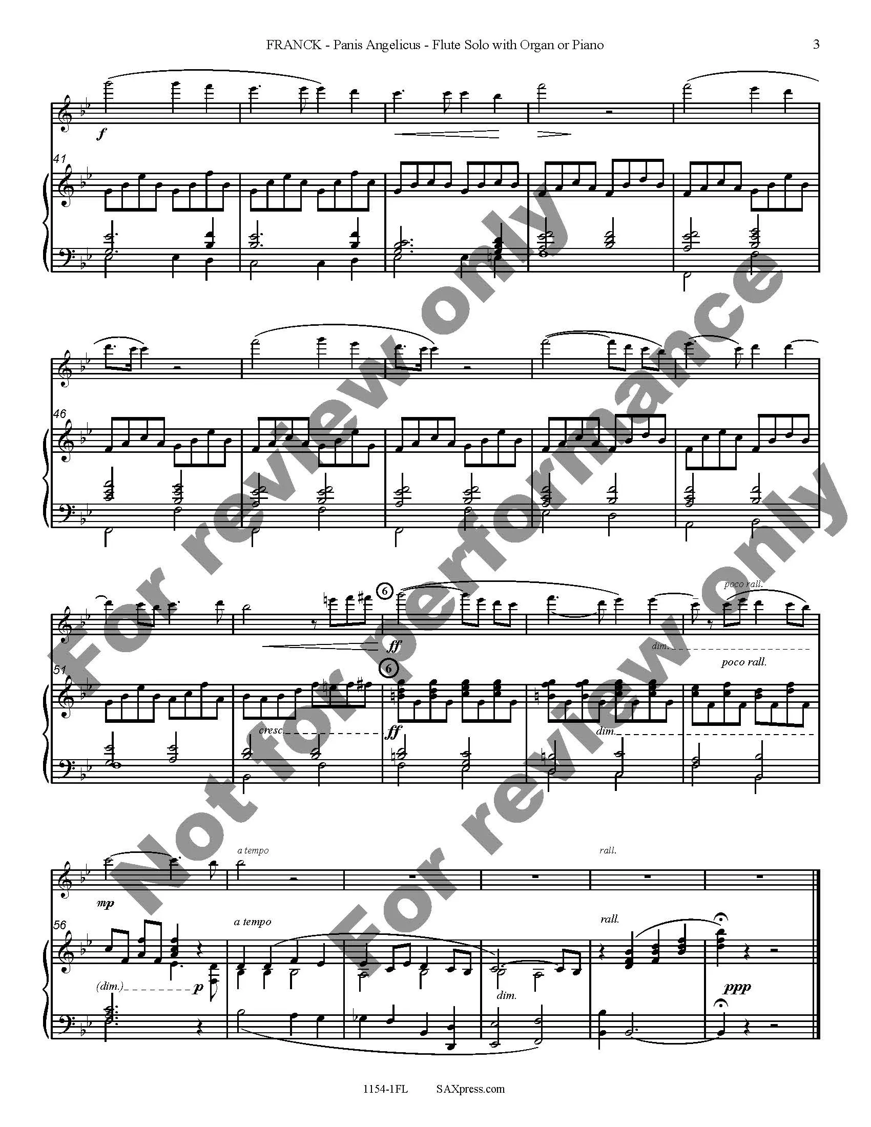 Panis Angelicus | Flute Solo - Image 4