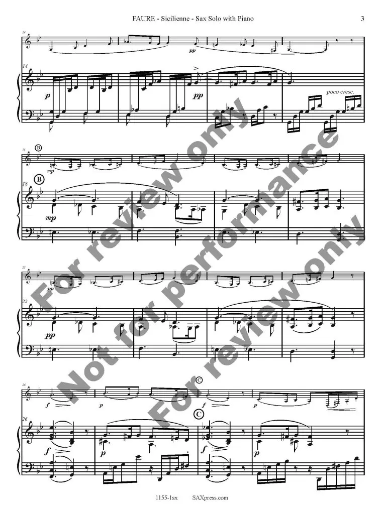 Sicilienne, Op. 78