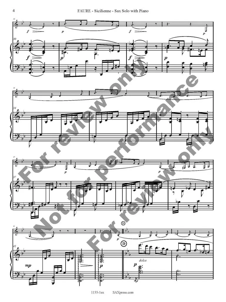 Sicilienne, Op. 78