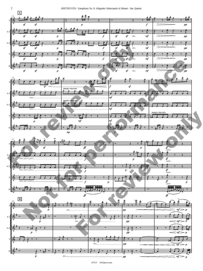 Allegretto and Minuet