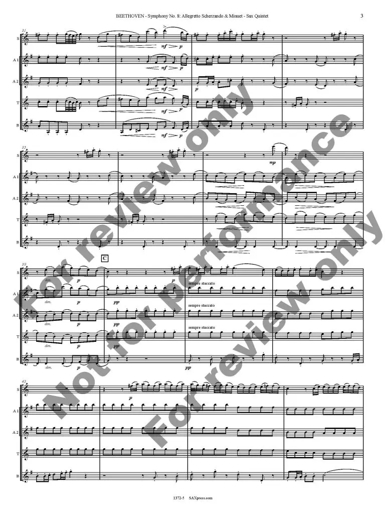 Allegretto and Minuet