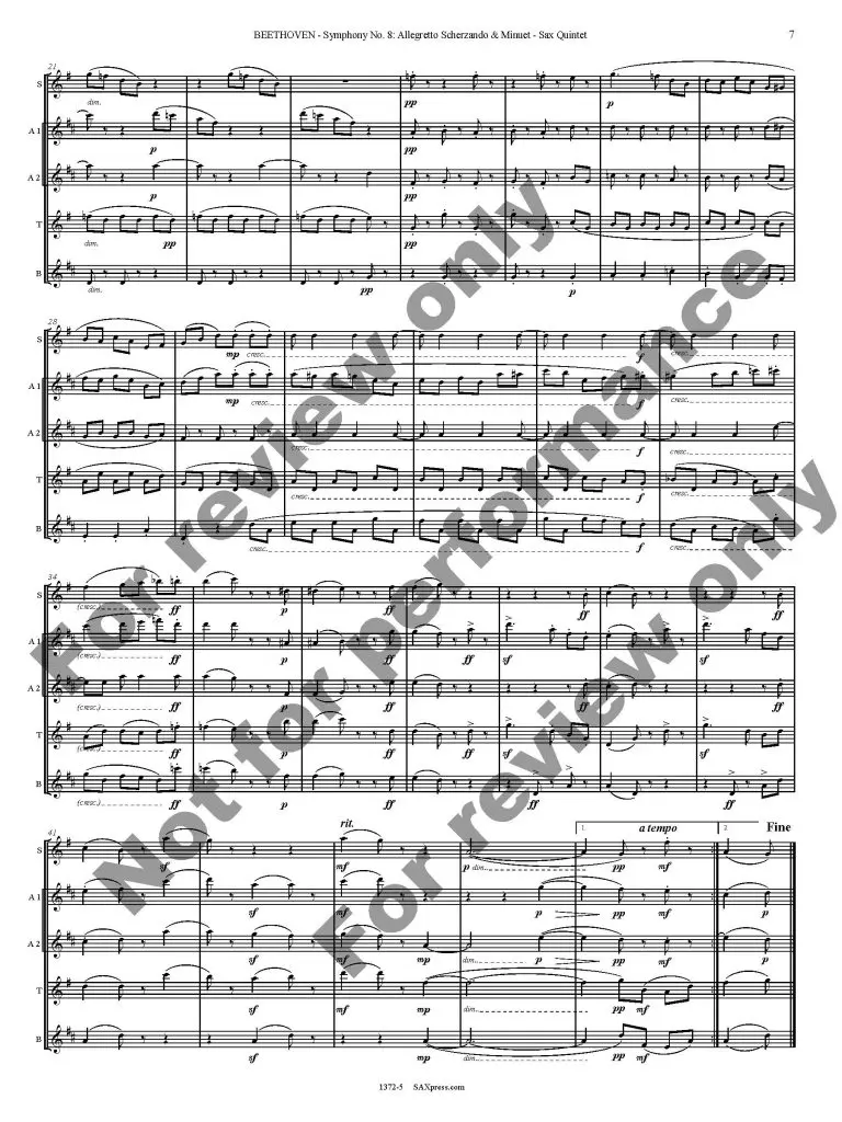 Allegretto and Minuet