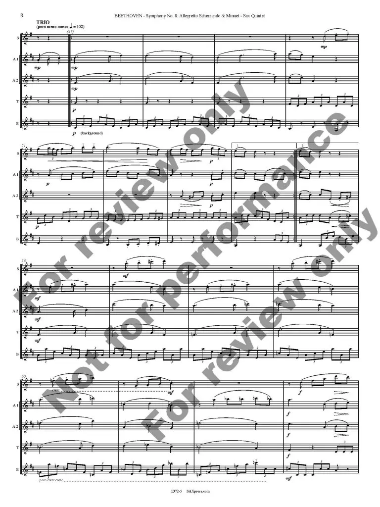 Allegretto and Minuet