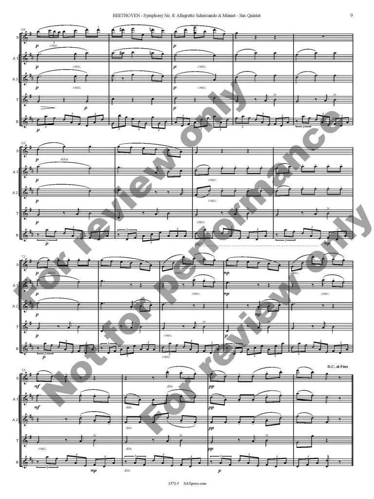 Allegretto and Minuet